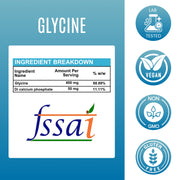 Glycine Capsules 450 mg – Sleep & Recovery Support