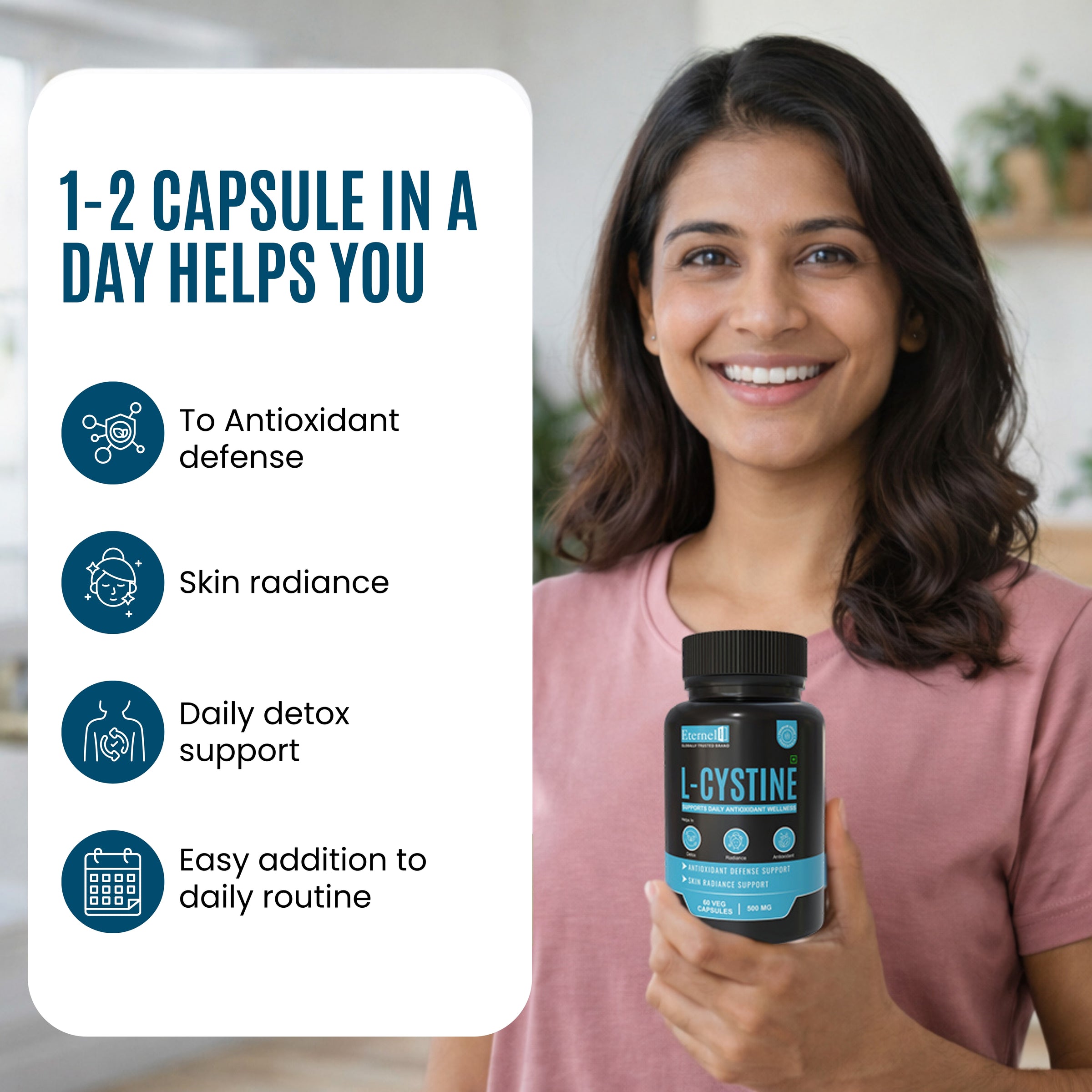 L-Cystine - 500mg Capsules
