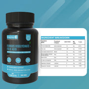 Ferrous bisglycinate + Folic acid Table - 300mg Supplement