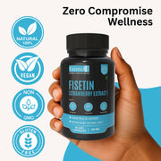 Fisetin (Strawberry Extract) 100 mg  – Anti-Aging & Cellular Health