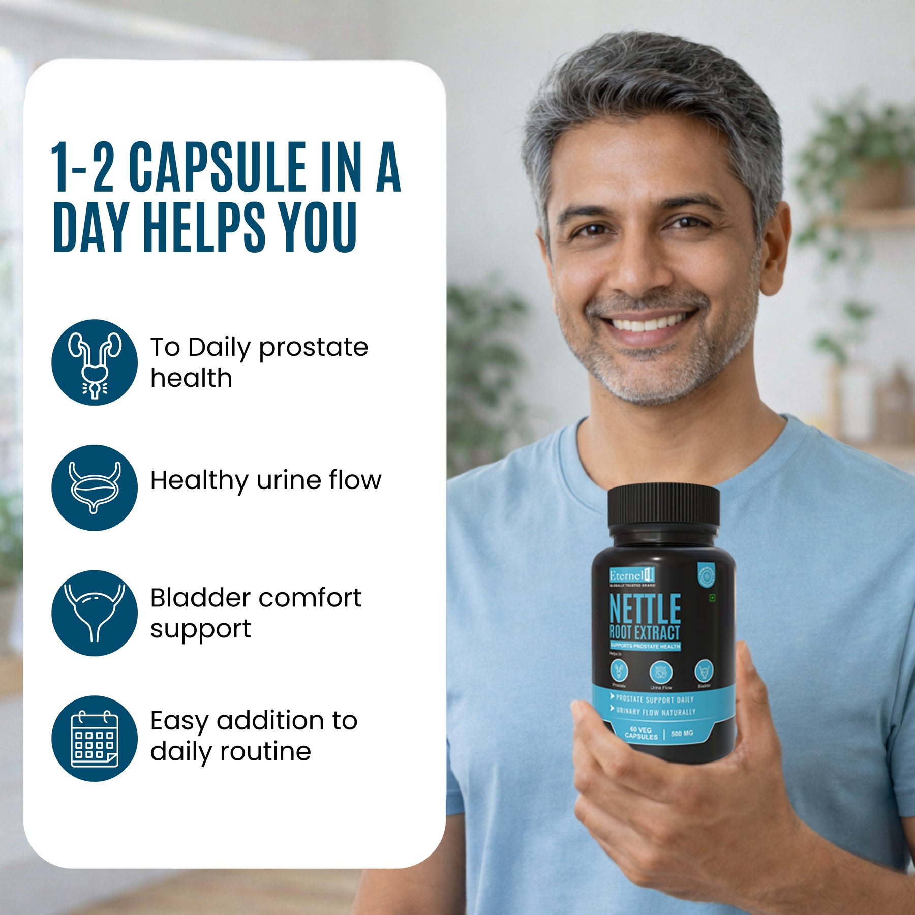 Nettle Root Extract Capsule - 500mg