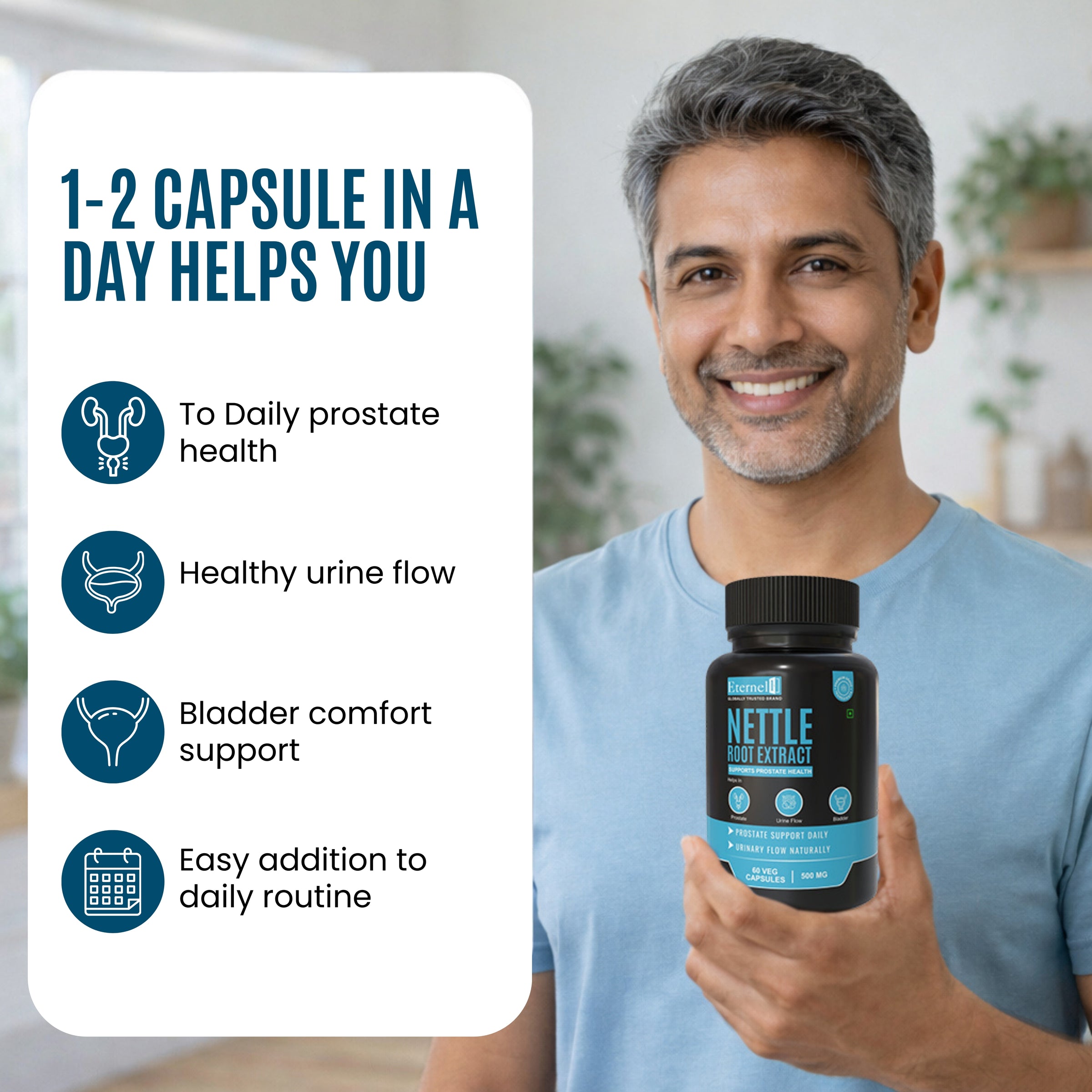 Nettle Root Extract Capsule - 500mg