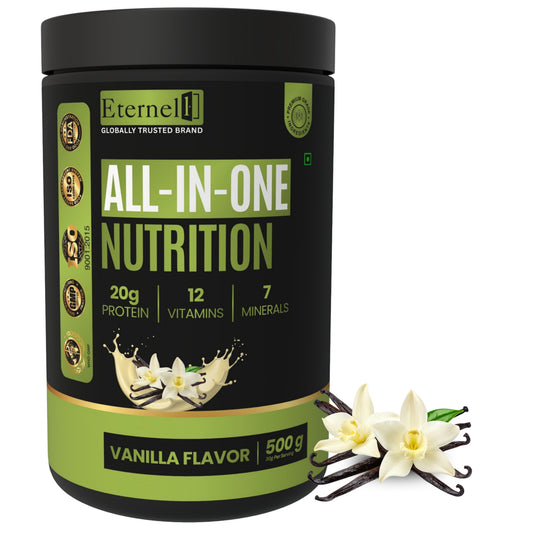 All In One Nutritional Shake Powder(Vanilla) - 500 g