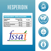 Hesperidin Capsules 500 mg – Circulation & Heart Health Support