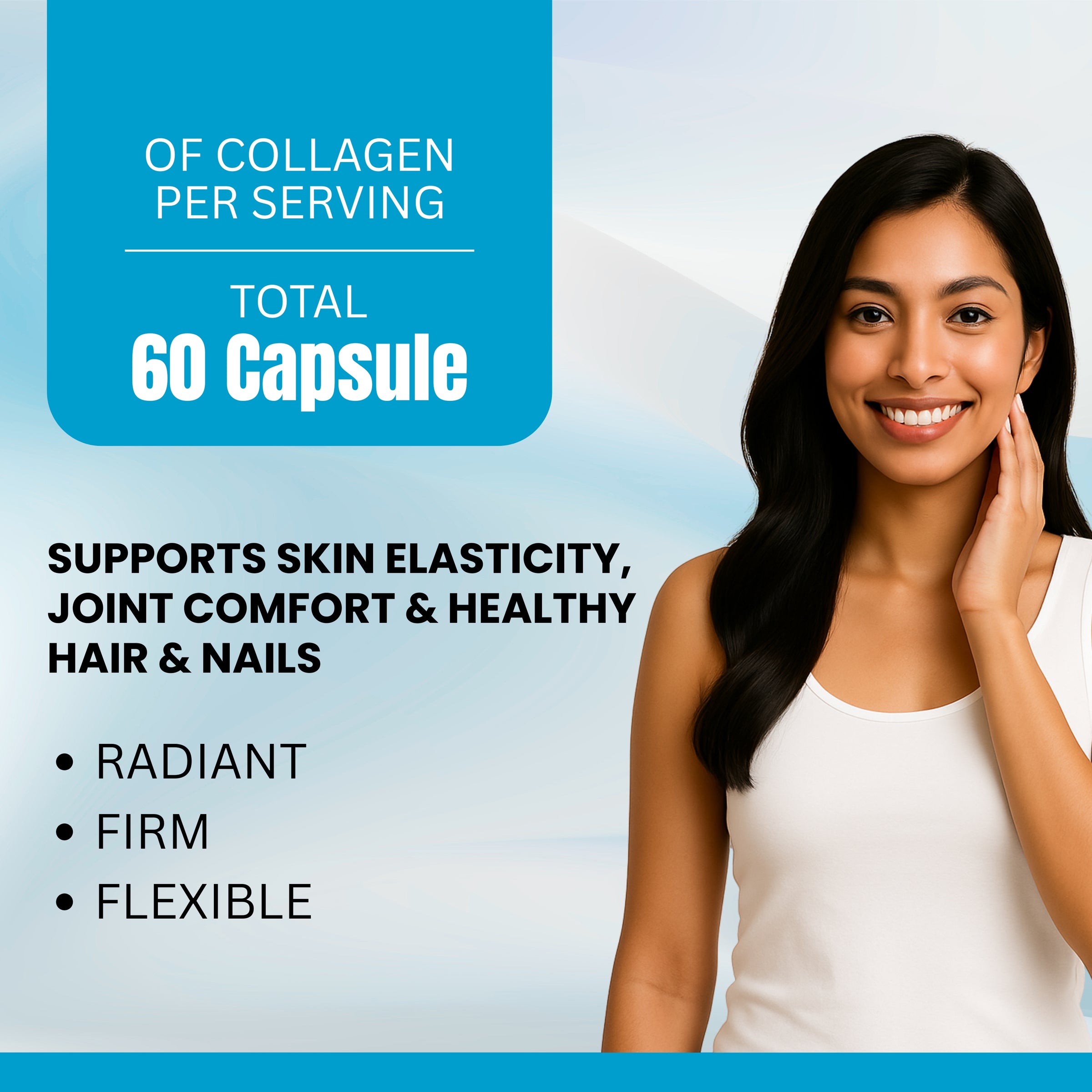 Collagen 500 mg – Skin, Hair & Anti-Aging Support