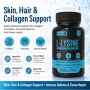L-LYSINE - 500mg Capsules