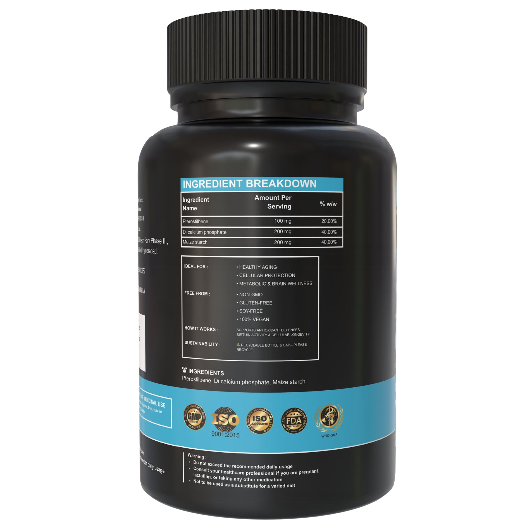 Pterostilbene - 100 mg