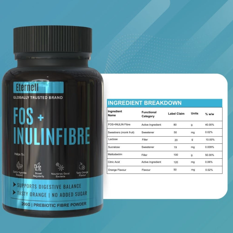 FOS+INULIN Fibre – 200g powder -3